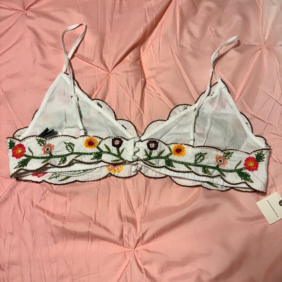 Anthropologie Embroidered Beaded Bralette - Picture 2 of 3